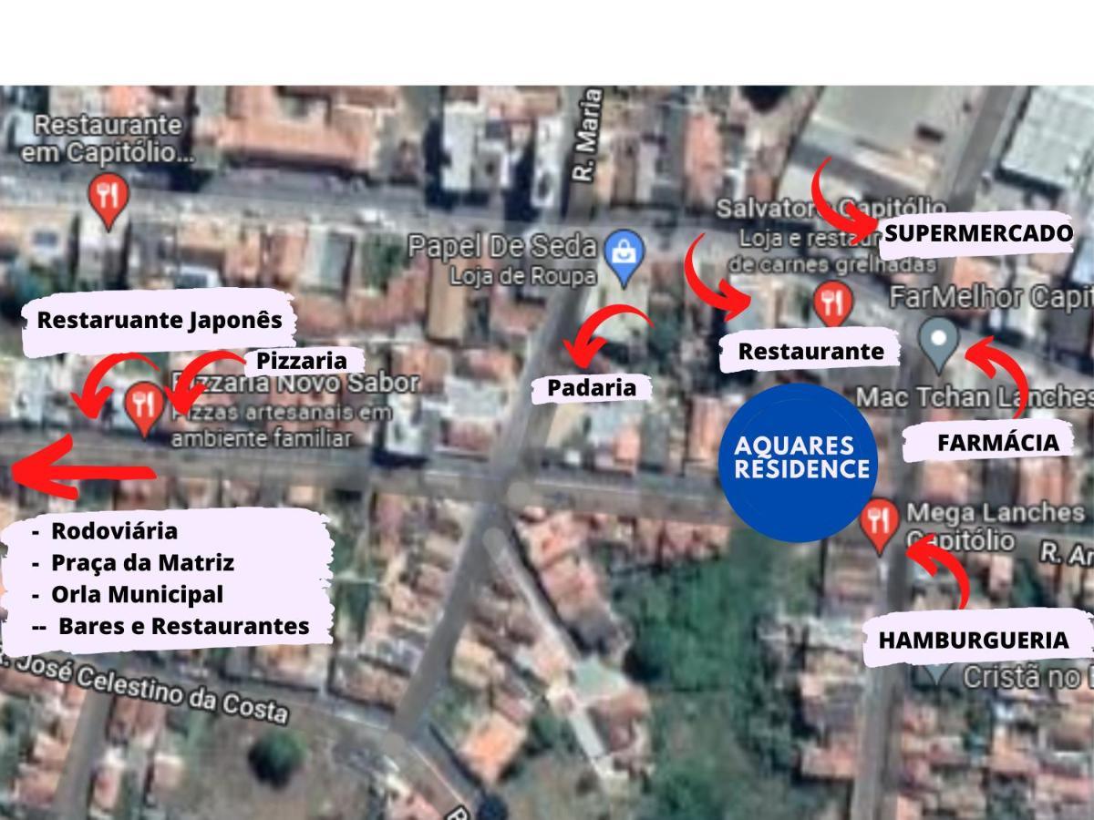 Aquares Residence - Apartamento Para Temporada Capitólio Εξωτερικό φωτογραφία